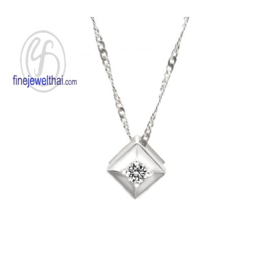 จี้เพชร จี้ทองคำขาว จี้เพชรแท้ -P1101DWG